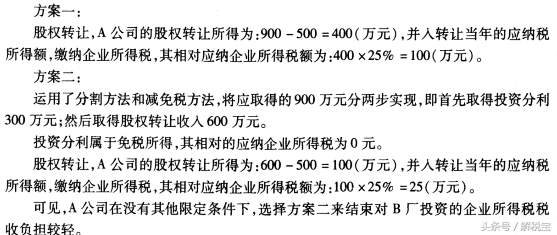 稅收籌劃的策略（非常重要）